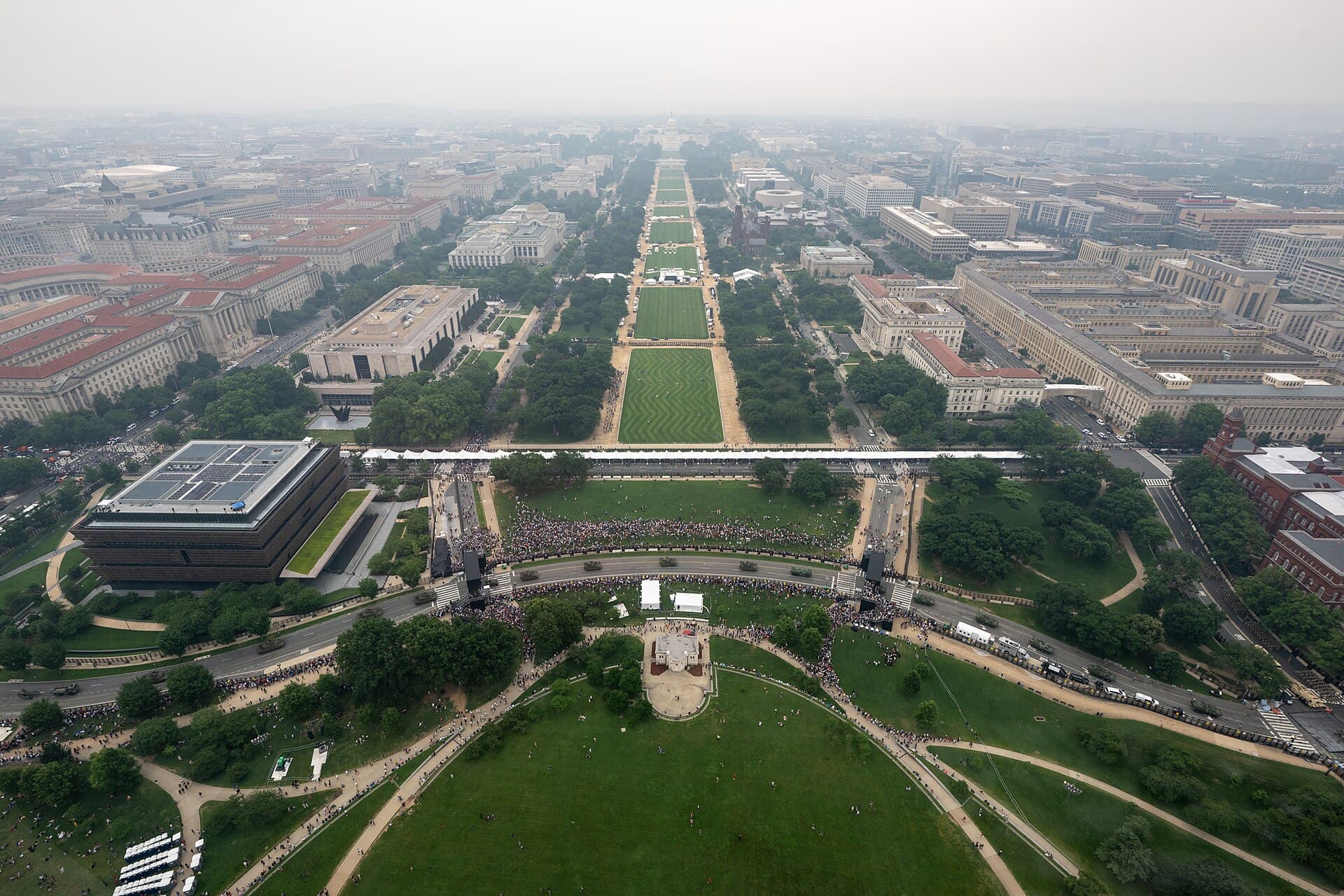 The 250th Anniversary of the U.S. Army Grand Parade and Celebration takes place in Washington, D.C., Saturday, June 14, 2025. (Official White House Photo by Molly Riley)